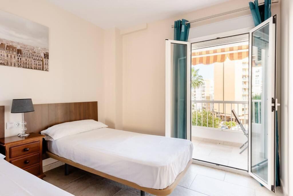 Amplio Con Vistas Al Mar Y Piscina En Benalmadena公寓 外观 照片