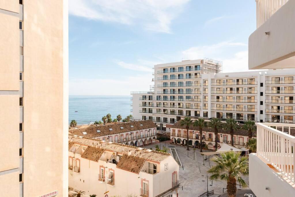 Amplio Con Vistas Al Mar Y Piscina En Benalmadena公寓 外观 照片